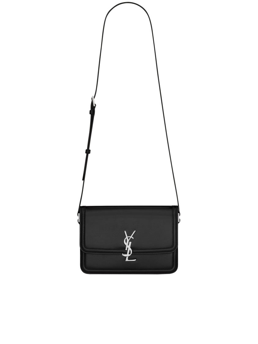 Saint Laurent Satchel Solferino Medium Structured Leather Satchel