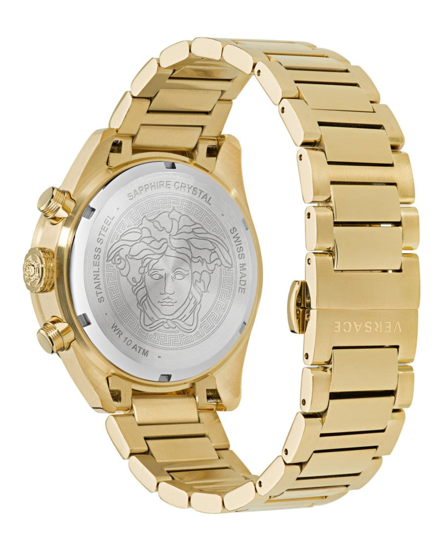 Versace Greca Dome Chrono Bracelet Watch