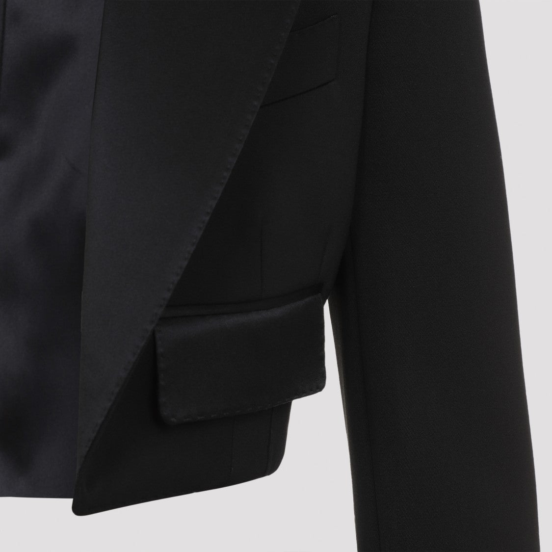 Dolce & Gabbana Black Virgin Wool Jacket