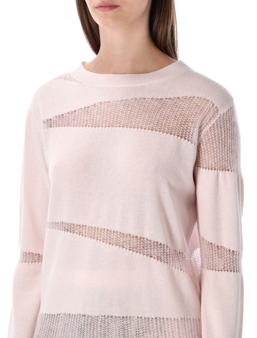 Fabiana Filippi Sheer Panel Knit Sweater