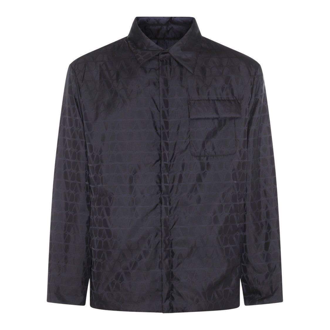 Valentino Black All Over Logo Shirt