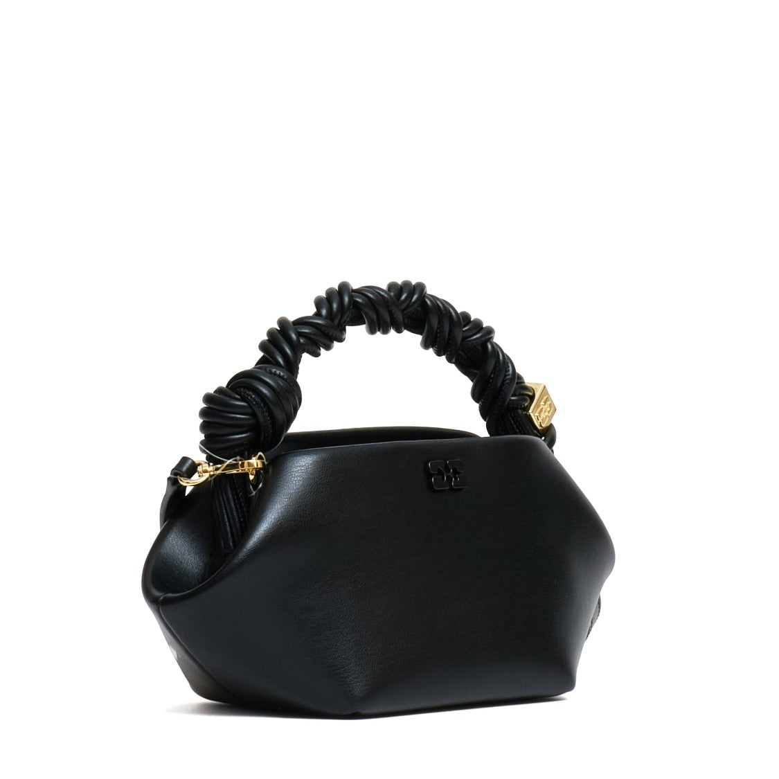 Ganni Hexagonal Mini Bou Bag With Twisted Top Handle