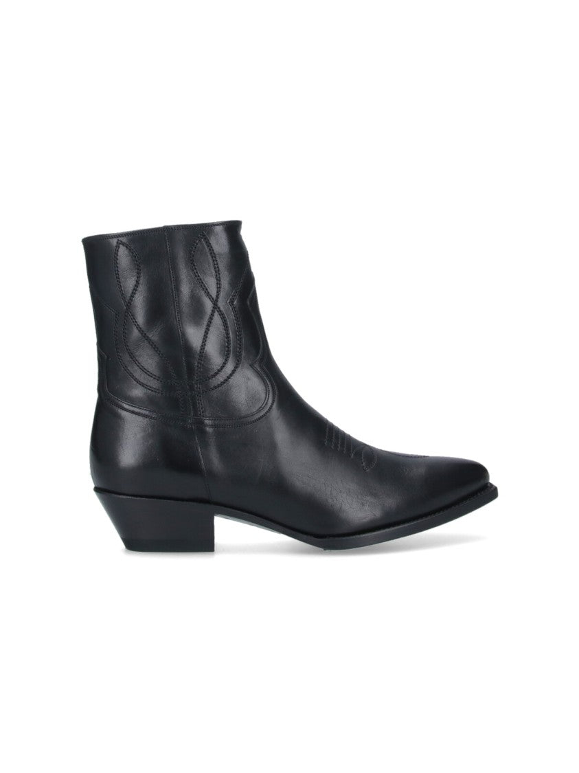 Céline "Western" Boots Black