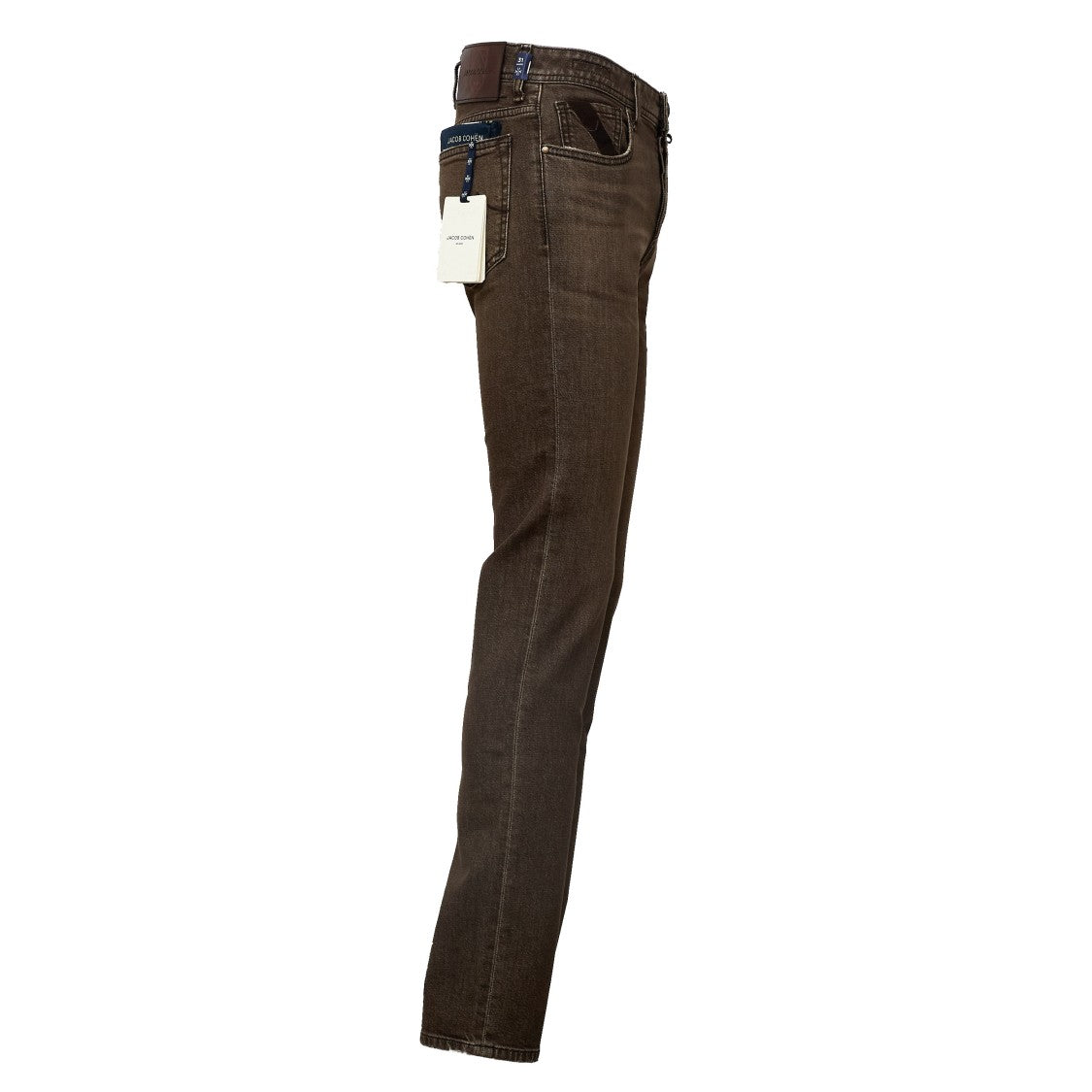 Jacob Cohen Slim Fit Bard Brown Stretch Denim Jeans