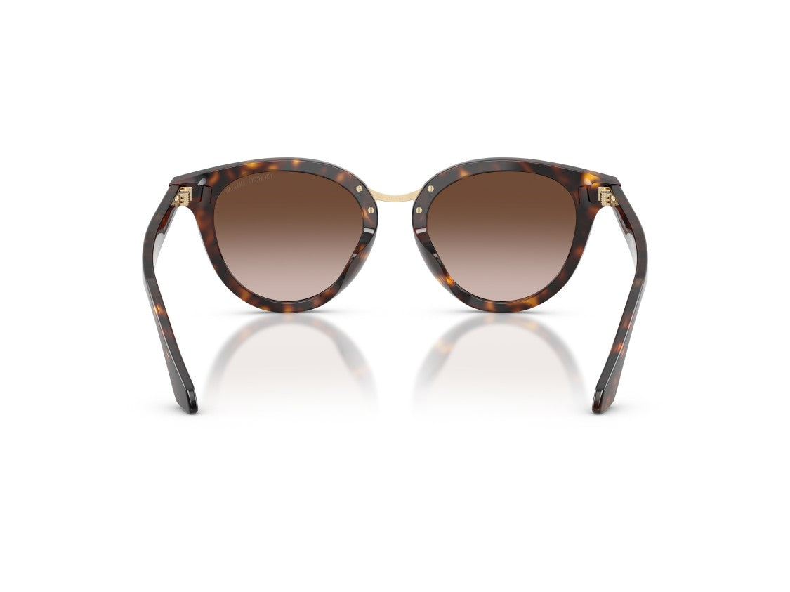 Giorgio Armani Gold 0Ar8252u Tortoiseshell Cat-Eye Sunglasses