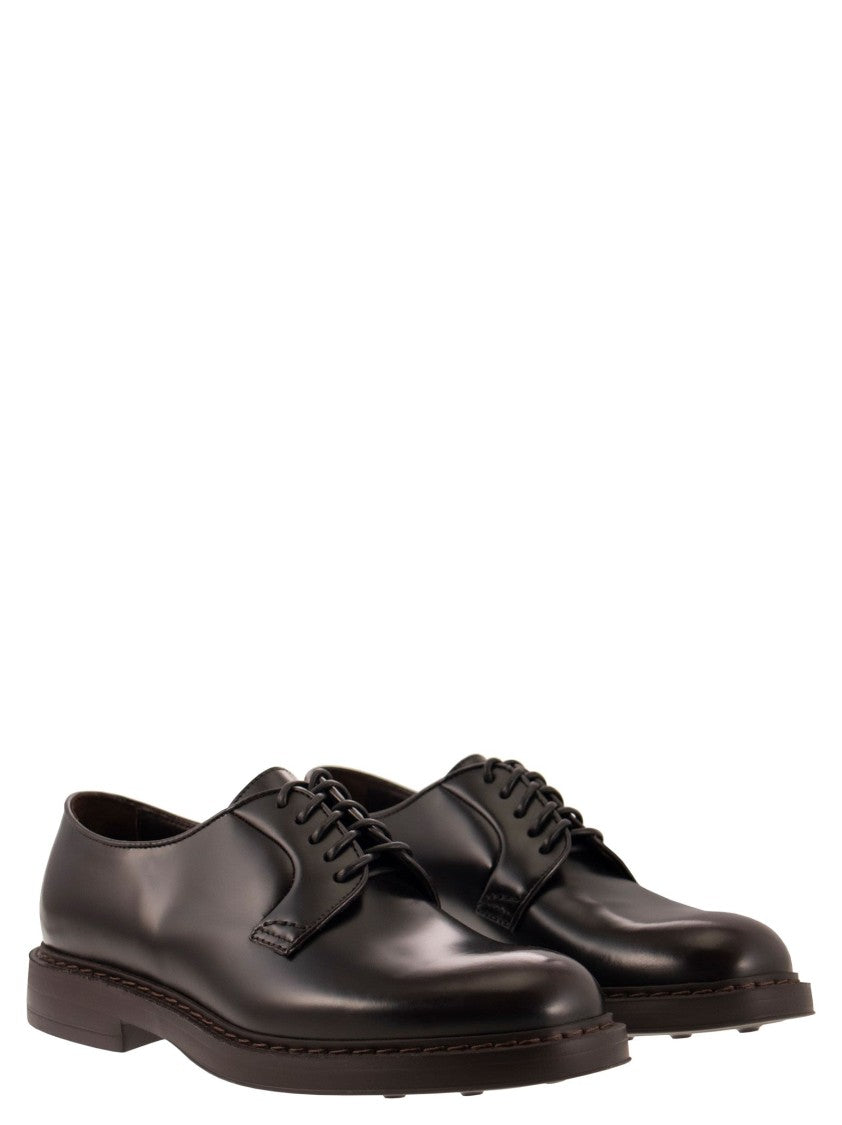 Doucal's Leather Derby Lace-Up