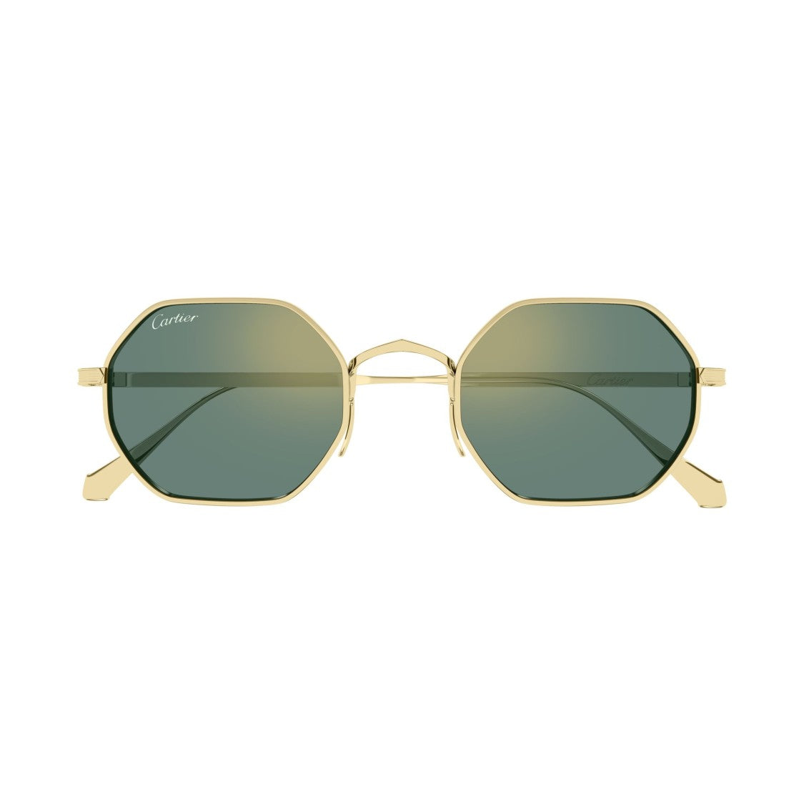 Cartier Ct0627s Geometric Octagonal Titanium Sunglasses