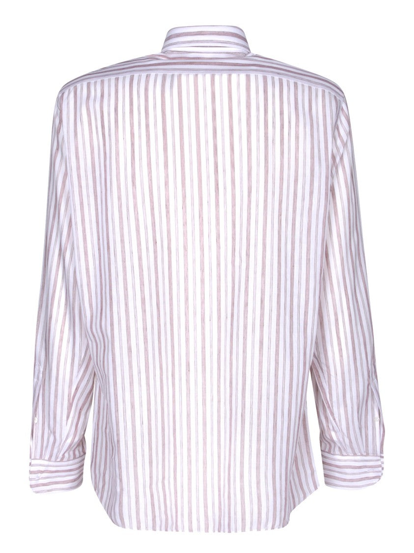 Lardini Cotton And Linen Shirt