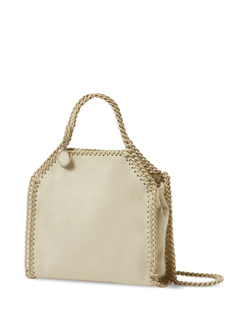Stella Mccartney Braided Trimmed Tiny Shoulder Bag With Detachable Chain Strap