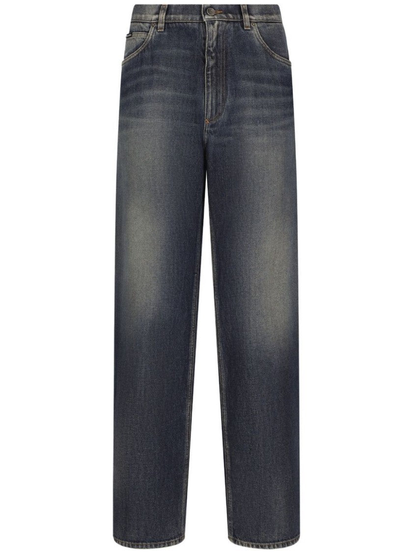 Dolce & Gabbana Straight-Leg Denim Jeans