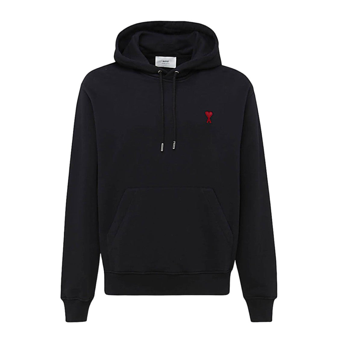 Ami Paris Hooded Sweatshirt With Kangaroo Pocket