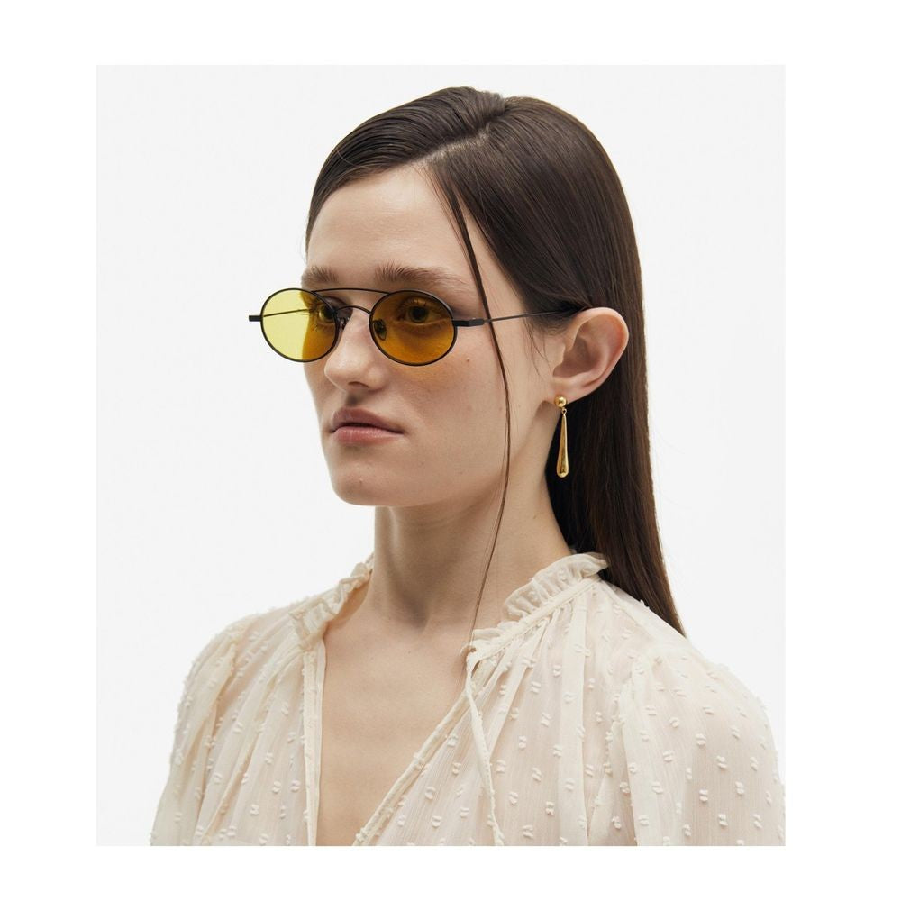 Projekt Produkt P11 Clcc2 Oval-Shaped Matte Black Titanium Sunglasses