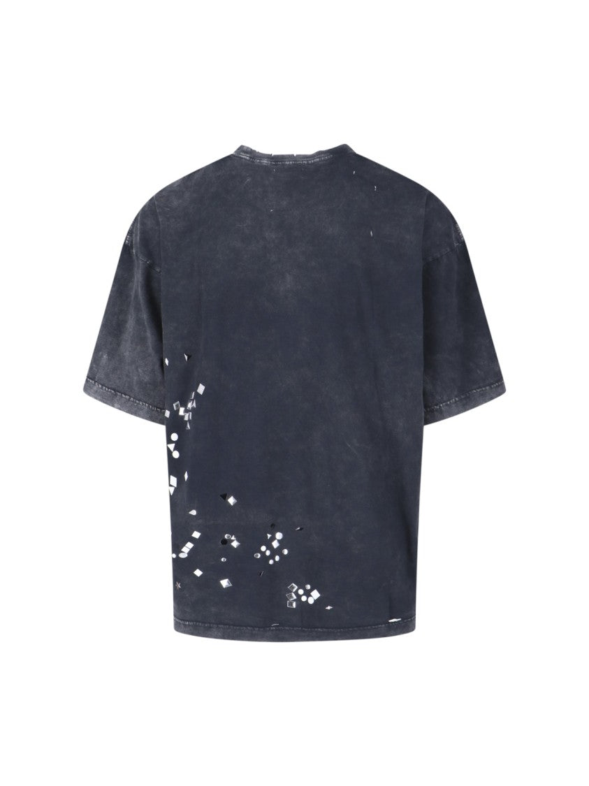 Maison Mihara Yasuhiro Studded Logo T-Shirt – Grey