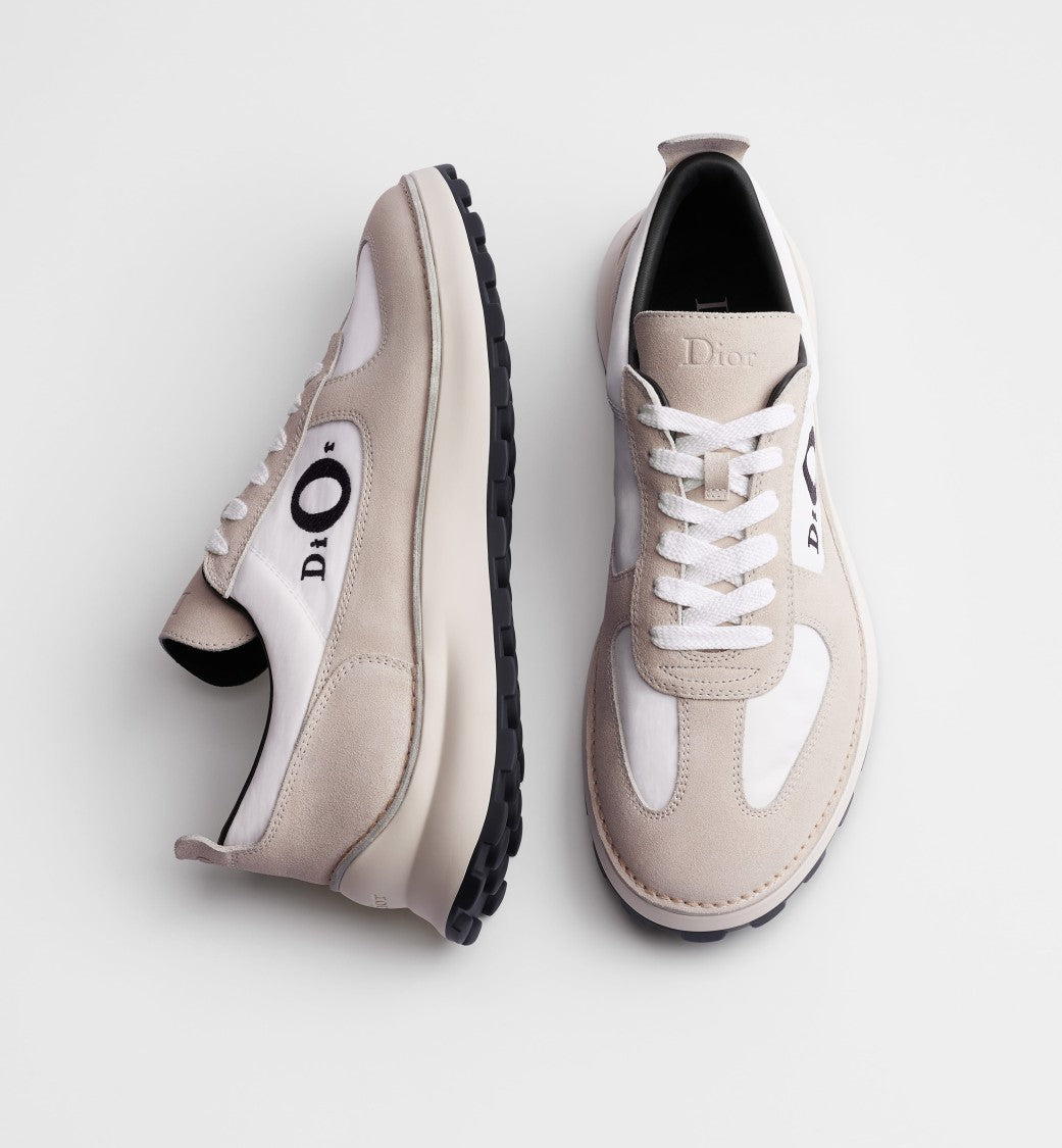 Christian Dior Low-Profile Sneaker With Textured Design And Bold Logo