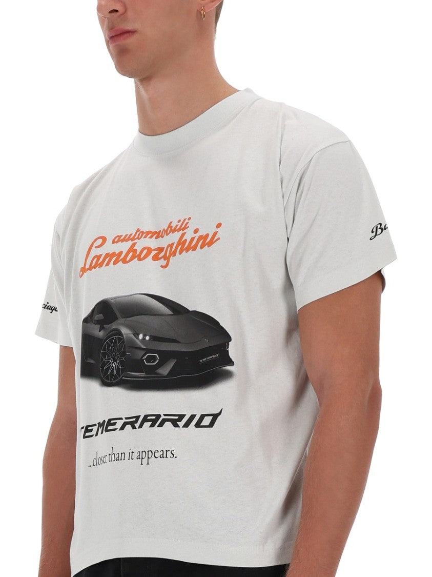 Balenciaga Boxy Automotive Graphic Cotton T-Shirt