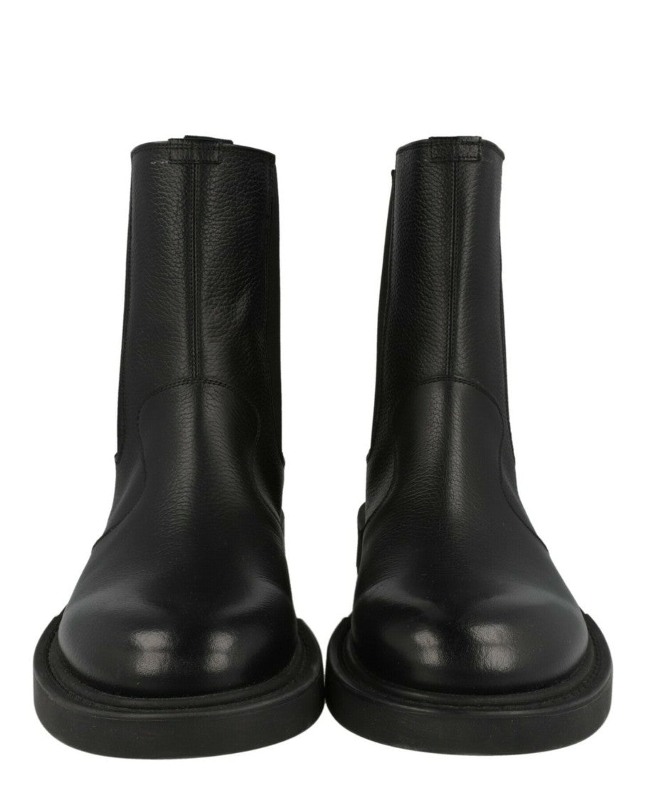 Ferragamo Loreno Leather Chelsea Boots