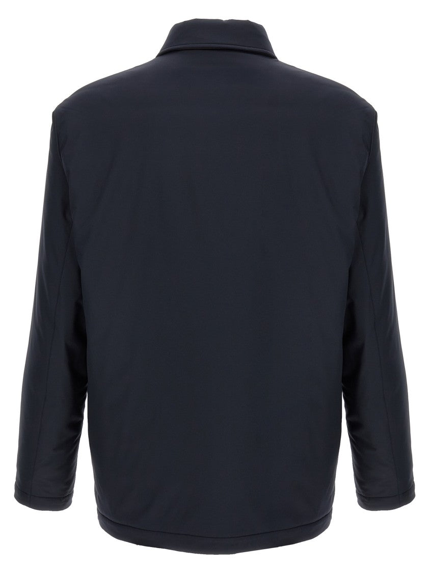 Kiton Padded Technical Fabric Overshirt