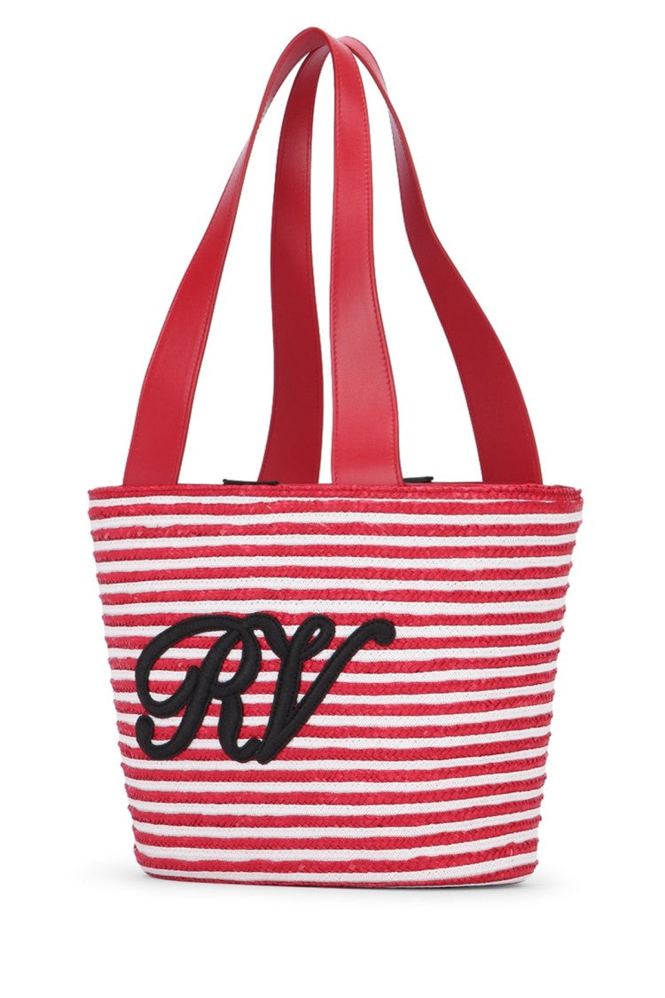 Roger Vivier Rv Straw Panier Small