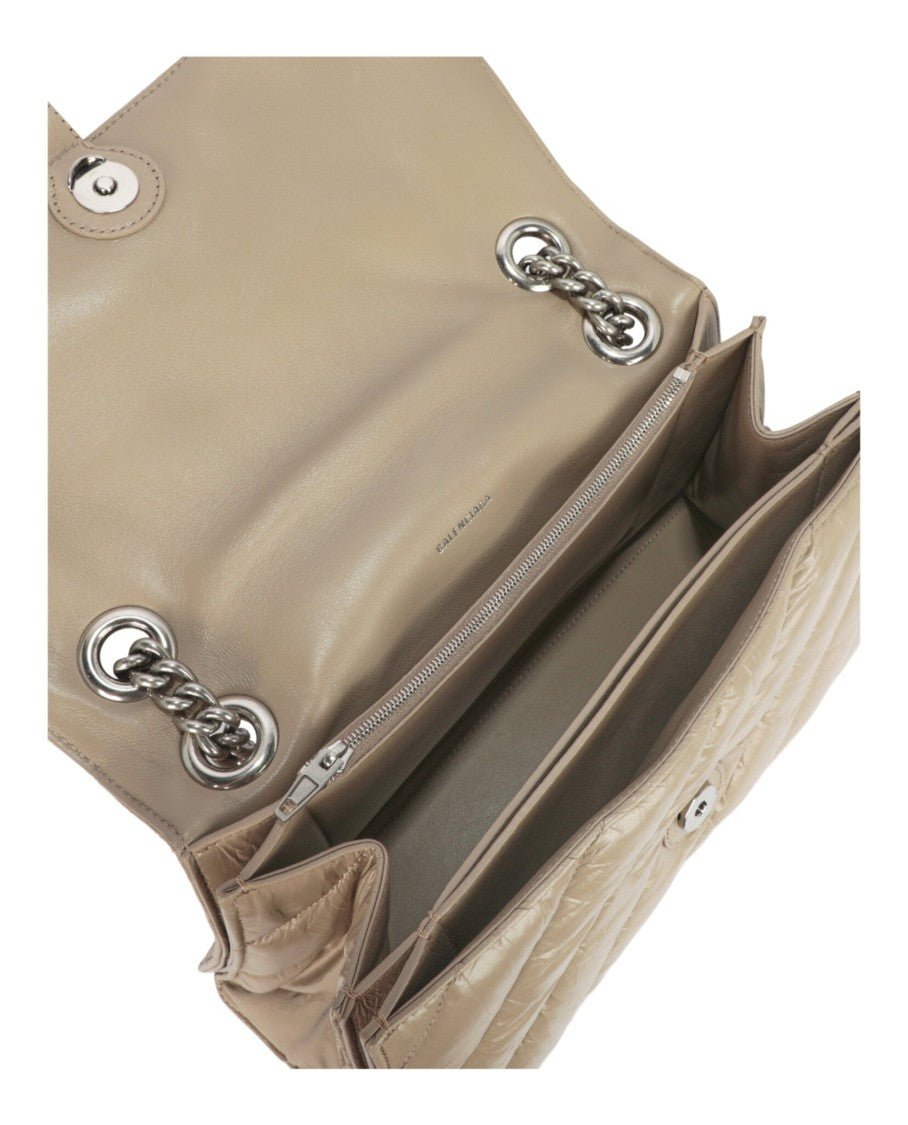 Balenciaga Crush Quilted Chain Shoulder Bag