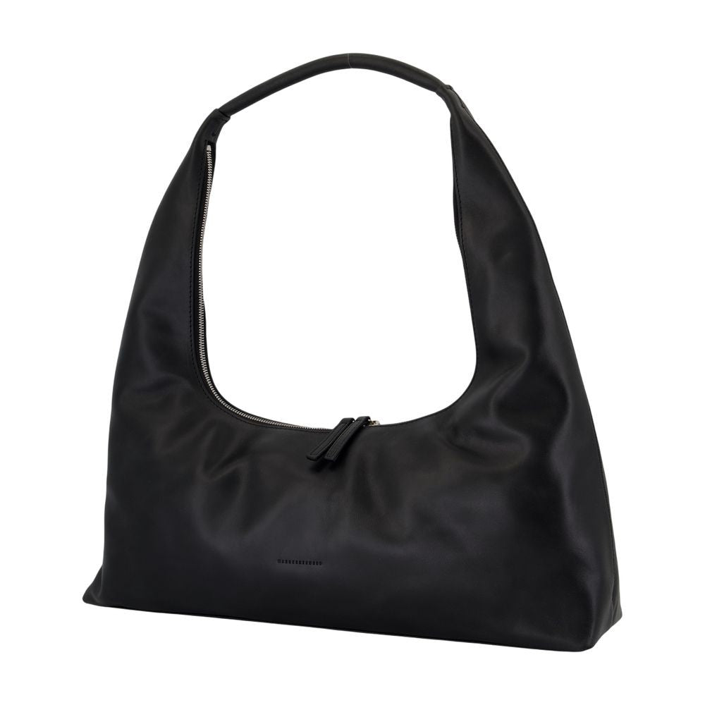 Margesherwood Hobo Large Shoulder Bag - Leather - Black