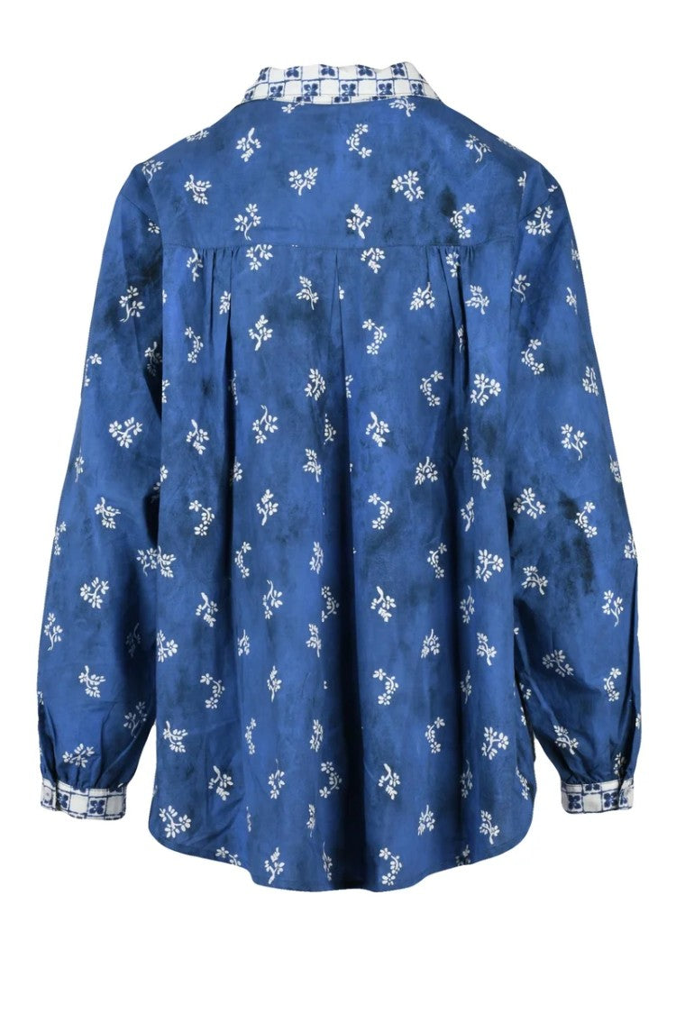 Hod Blue Cotton Shirt