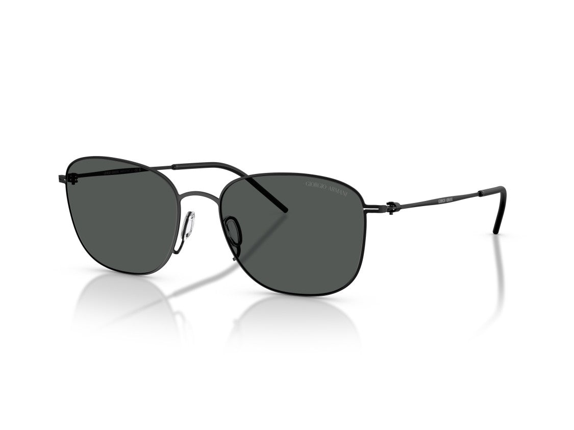 Giorgio Armani 0Ar6168 Minimalist Metal Round Sunglasses