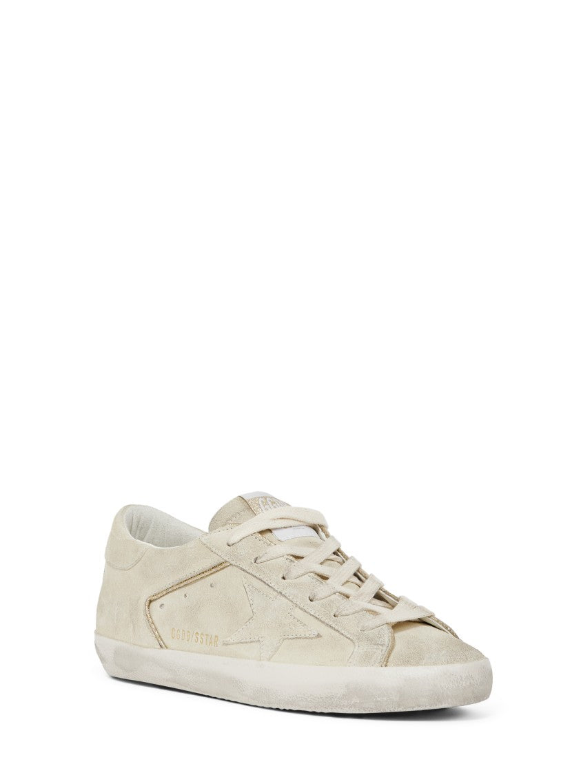 Golden Goose Suede Sneakers With Star Detail