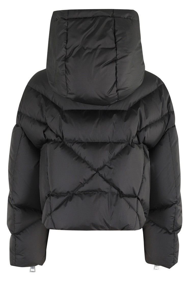 Khrisjoy Cropped Iconic Milano Puffer Jacket In Mat Nylon