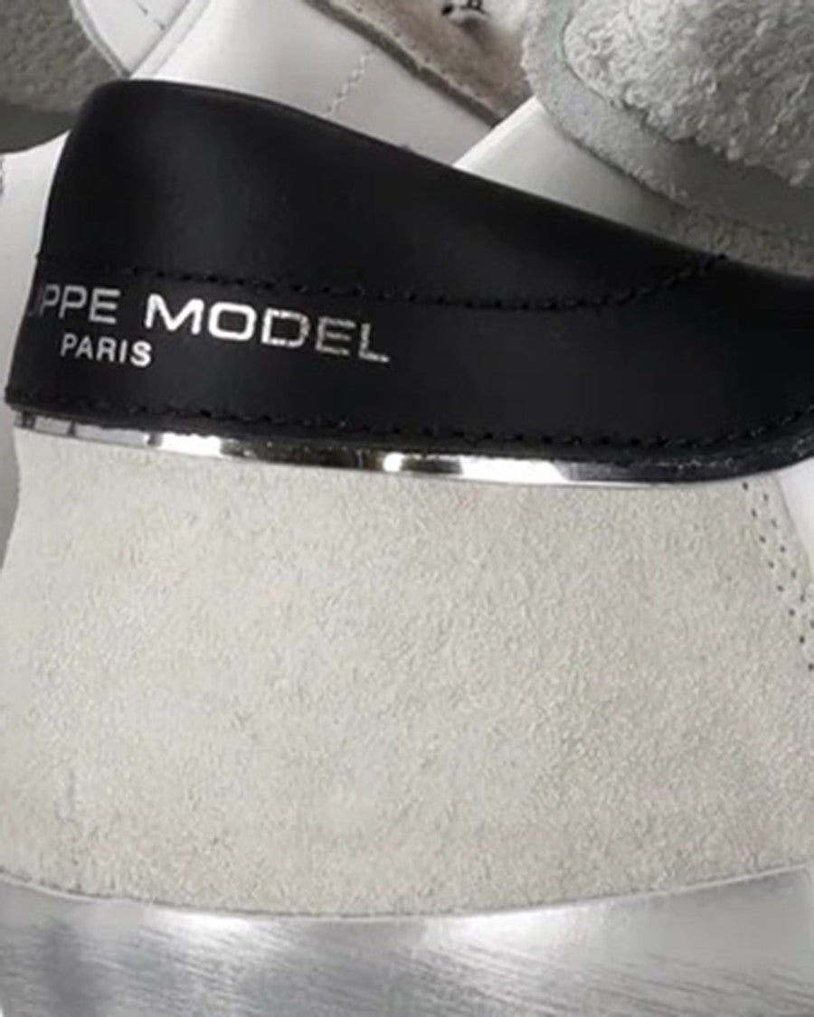 Philippe Model Sneakers Prsx Low Man Blanc/Argent