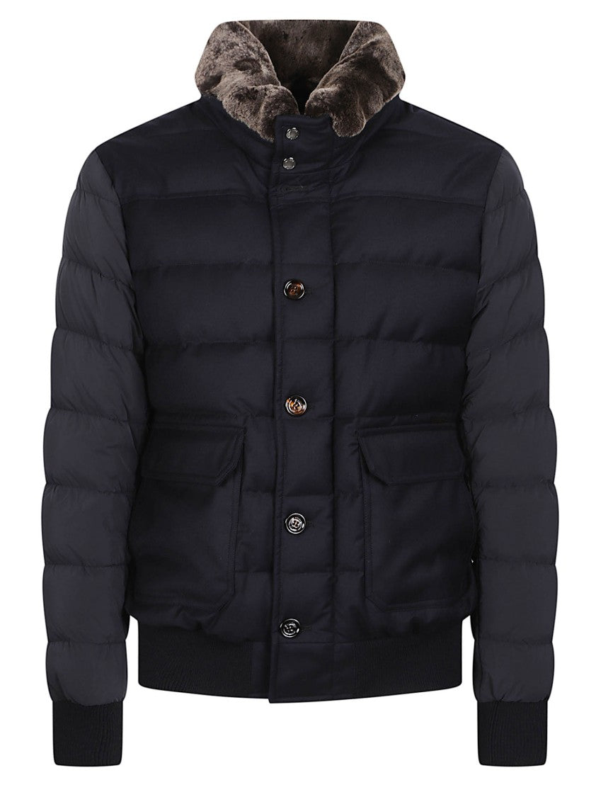 Moorer Fantoni-Osl Quilted Fur-Collar Down Jacket