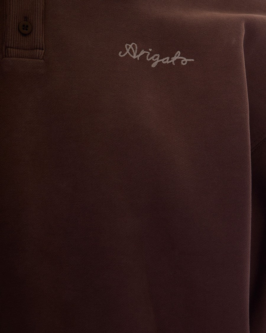 Axel Arigato Maze Dark Brown Knit Shirt