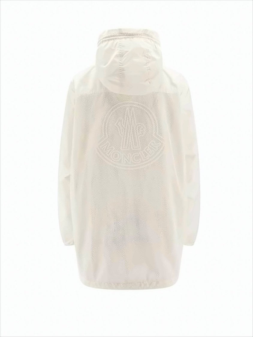 Moncler Lightweight Hooded Jacket With Embossed Logo