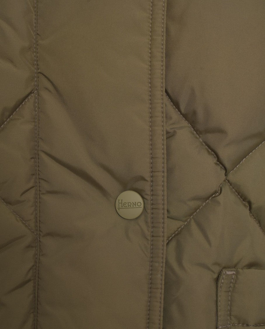 Herno Diamond Quilted Short Jacket