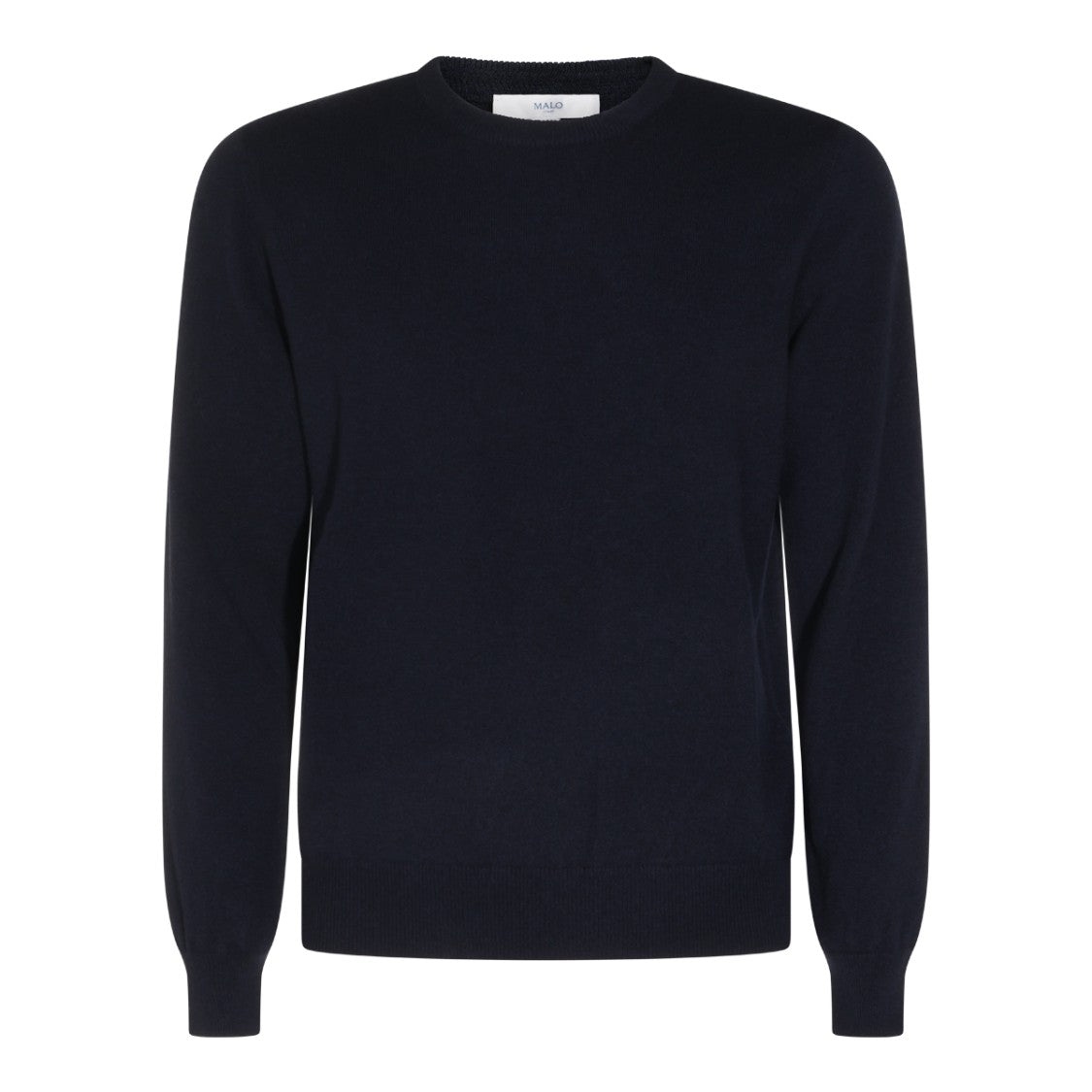 Malo Fine-Knit Cashmere Sweater With Classic Round Neckline