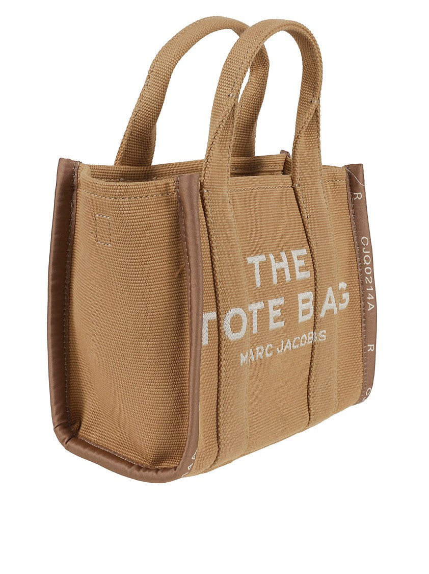 Marc Jacobs Structured Camel Fabric Shoulder Bag