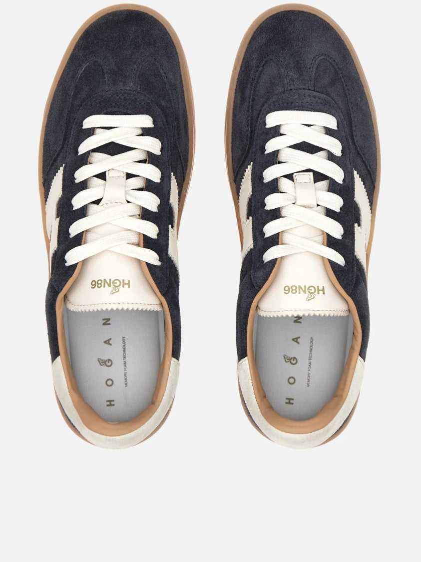 Hogan Low-Top Suede Sneakers With Contrasting Accents
