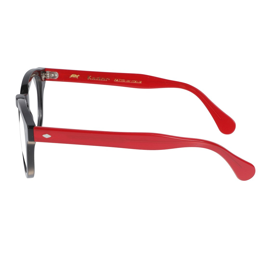 Kador Jolly Cal 49 Bold Black Rounded Square Sunglasses
