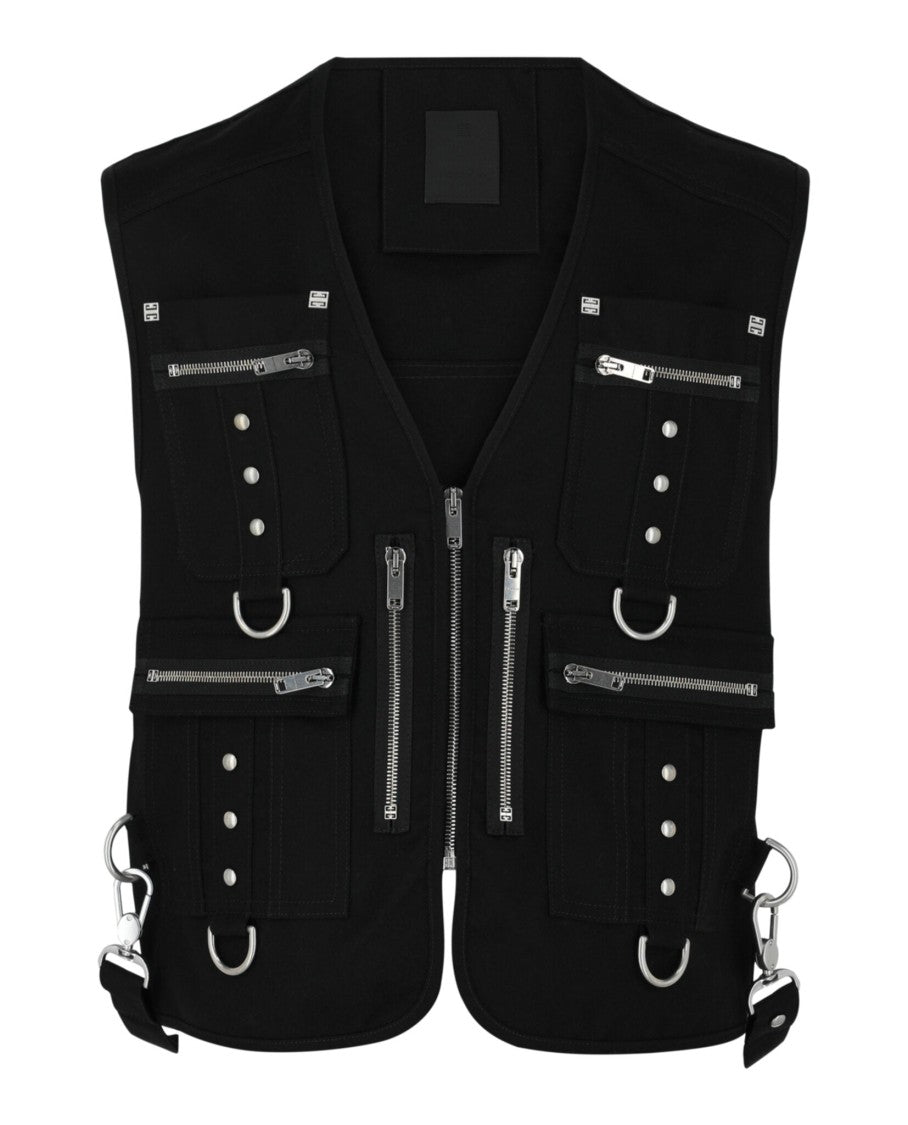 Givenchy Multi-Pocket Wool Vest