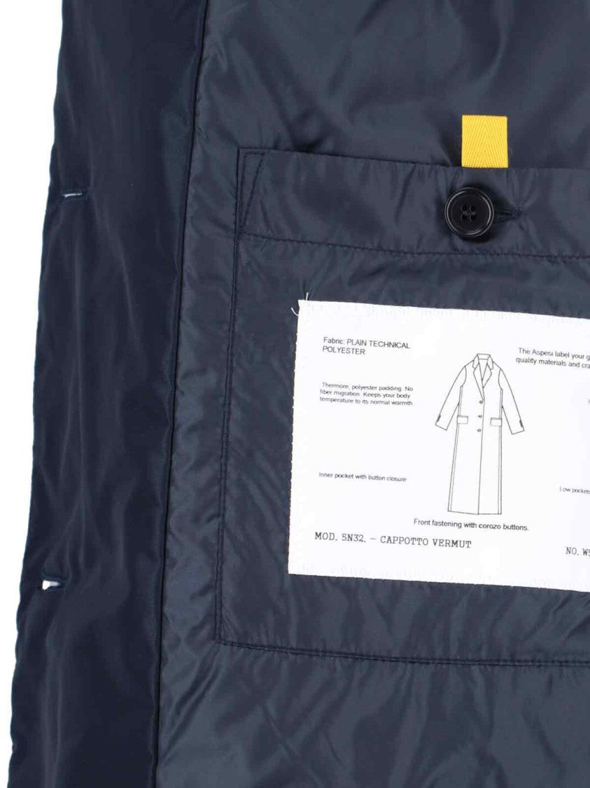 Aspesi Technical Coat – Navy