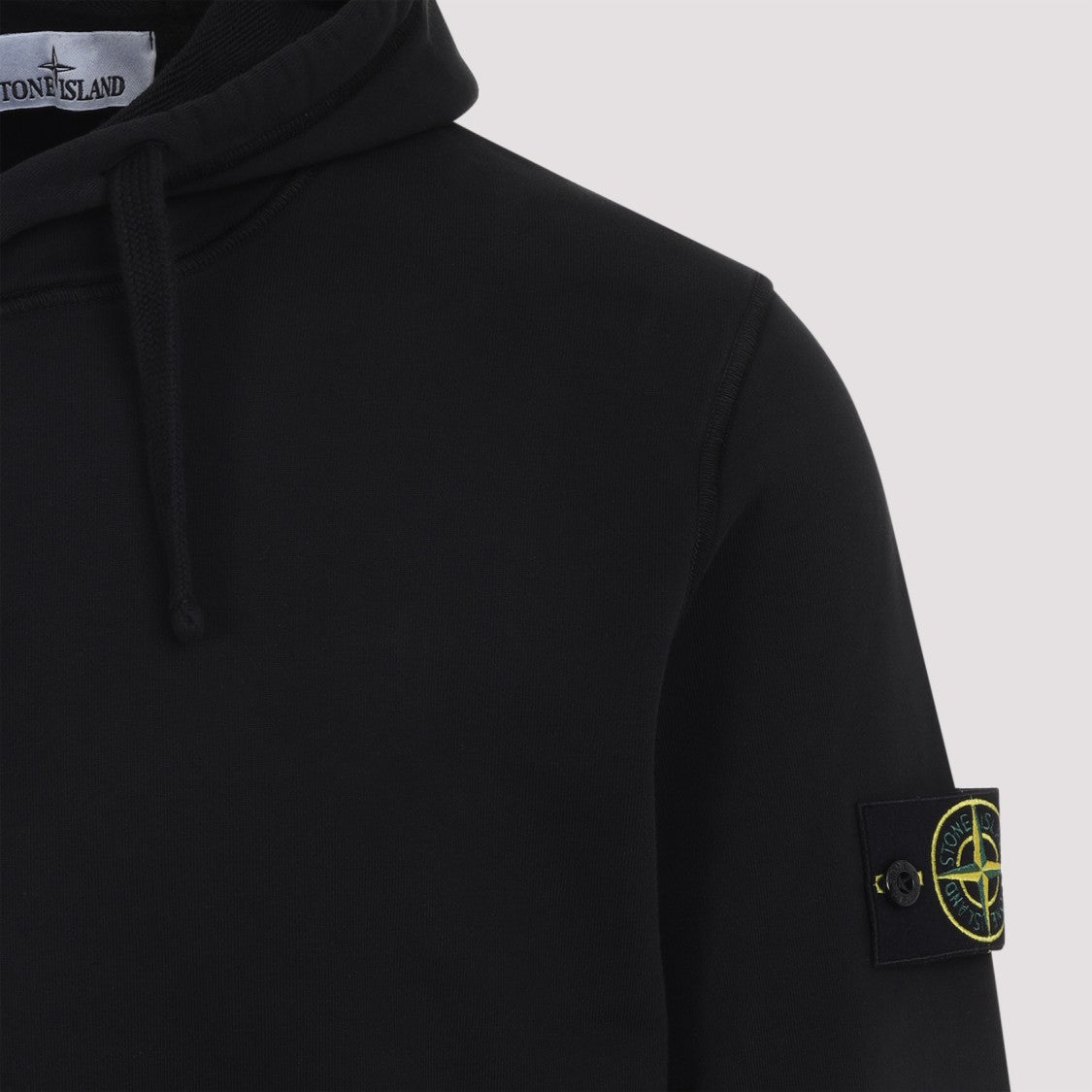 Stone Island Cotton Hoodie With Kangaroo Pocket