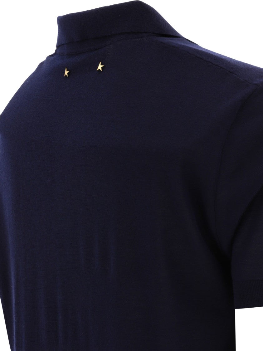 Golden Goose Merino Wool Polo Shirt