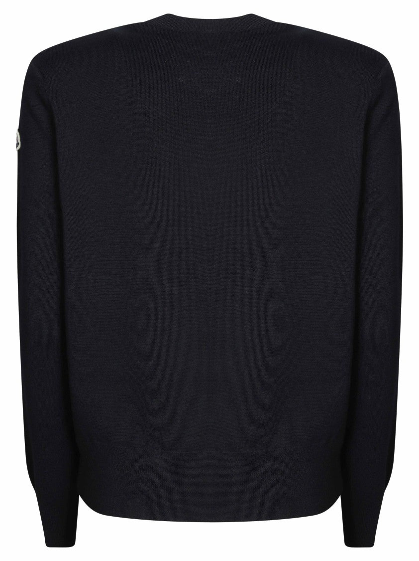 Moncler Quilted Front Fitted Cardigan