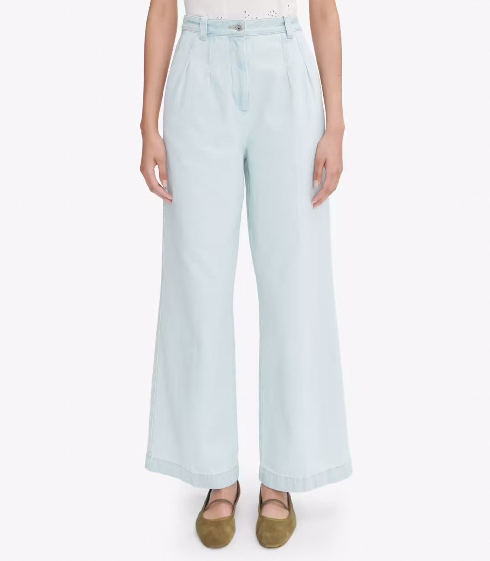 A.P.C. Bleached-Out Japanese Denim Loose-Fit Trousers