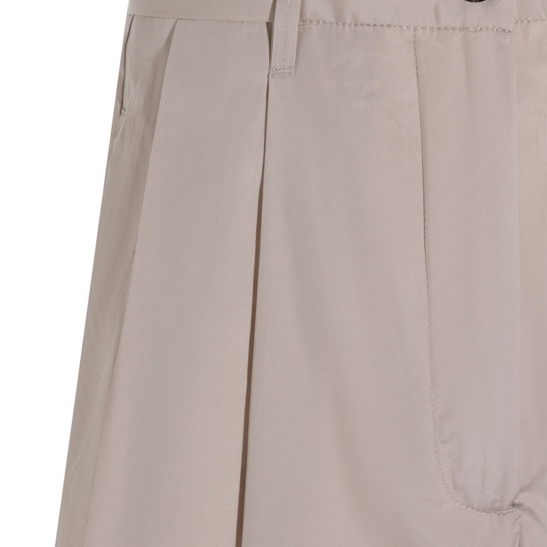 Nine In The Morning High Waist Tailored Shorts With Button Closure