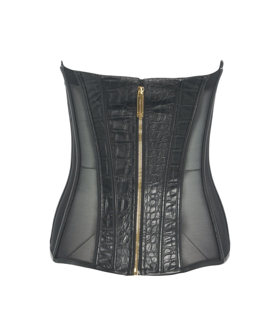 Elisabetta Franchi Crocodile Print Top