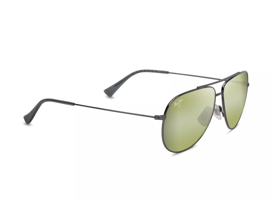 Maui Jim Green Mj0665s Aviator Metal Sunglasses