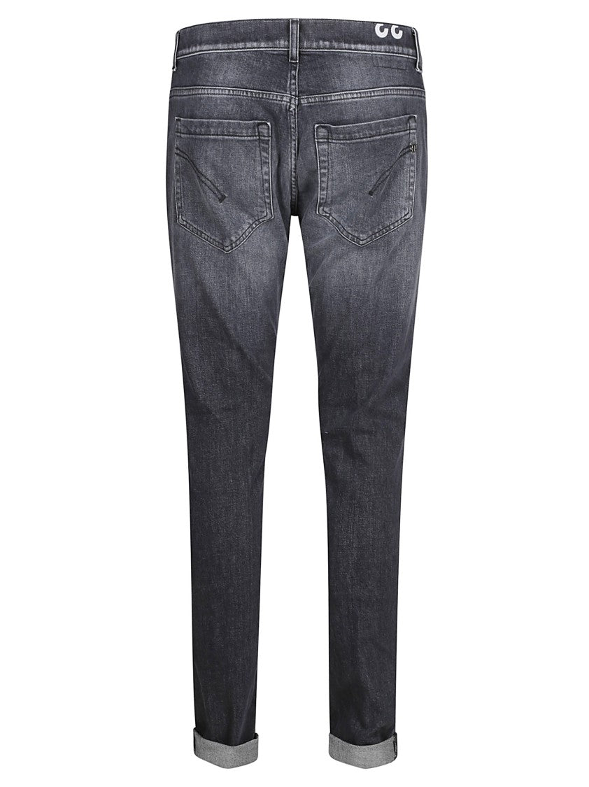Dondup Five-Pocket Slim Fit Jeans With Rolled Cuffs