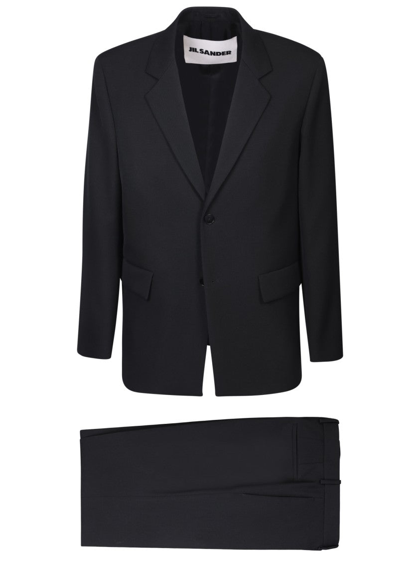 Jil Sander Black Wool Suits