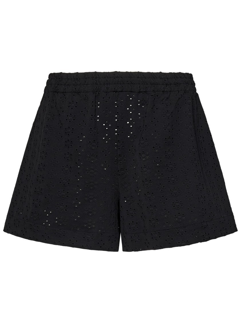 Fisico Microfibre Black Shorts With Elasticated Waist