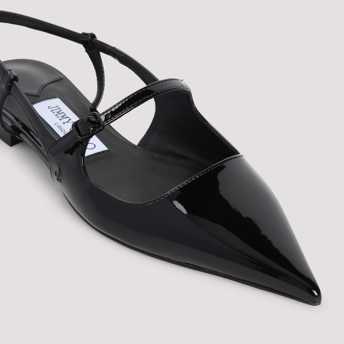 Jimmy Choo Black Didi Flat Mules